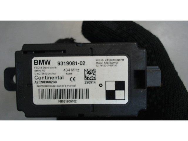 Блок комфорта  BMW i3 2013-2017      9319081   