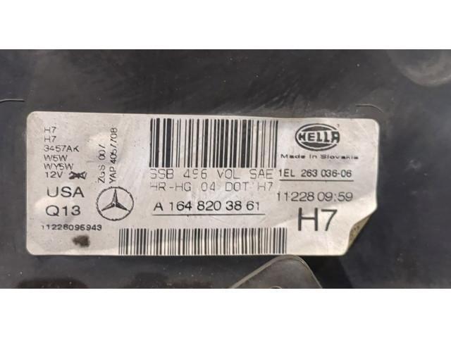 Фара передняя  Mercedes ML W164 2005-2011 правая 