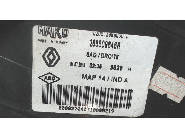 Задний фонарь     265509846r   Renault Clio 2016-2019 