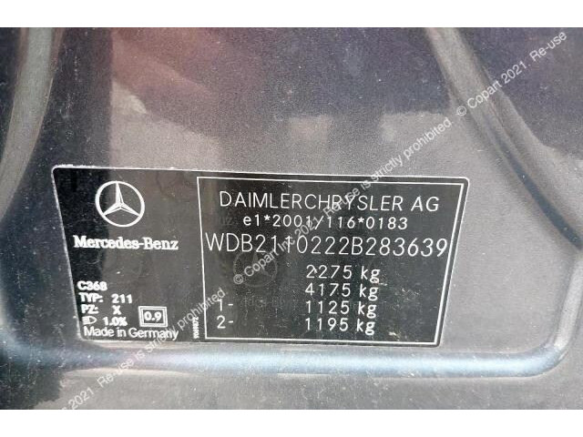 Зеркало боковое  Mercedes E W211 2002-2009  правое             