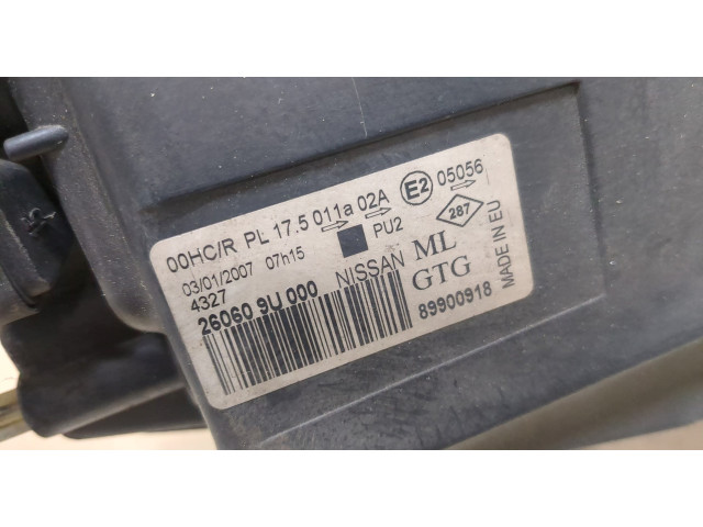 Фара передняя  Nissan Note E11 2006-2013 левая 