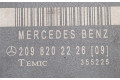 Блок управления двигателя 2098202226   Mercedes-Benz CLK A209 C209