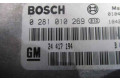 Řídící jednotka 24417194, 0281010269   Opel Vectra B 2001