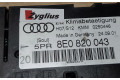 Блок управления климат-контролем 8E0820043   Audi A4 S4 B6 8E 8H