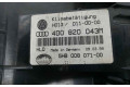 Модуль блока управления кондиционером 4D0820043M   Audi A8 S8 D2 4D   
