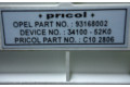Přístrojová deska  Opel Agila B 2008 3410052K0, 3410052K0  