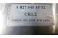 Řídící jednotka A0275453532, A0275453532   Mercedes-Benz A W168 1998