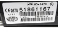 Блок комфорта 51861167, D0808PW10   Fiat Punto Evo   