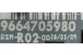 Pojistková skříňka Řídící jednotka BSM 9664705980, 9664705980   Peugeot 407 2007