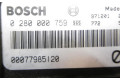 Řídící jednotka 00077985120, 00077985120   Fiat Uno 1989