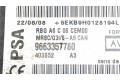 Блок подушек безопасности 9663357780, LSV8F22AB15   Citroen C2