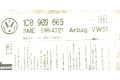 Блок подушек безопасности 1C0909605, 5WK43121   Volkswagen Lupo