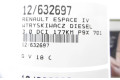 Vstřikovač 8-97239161-7, 8-97239161-7   Renault Espace -  Grand espace IV    P9X 701 