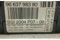 Pojistková skříňka Řídící jednotka BSM 9663798380, BSI2004P0700   Fiat Scudo 2008