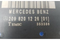 Řídící jednotka 2098201226   Mercedes-Benz CLK A209 C209 2002