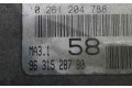 Řídící jednotka 9631528780, 0261204788   Peugeot 106 1999