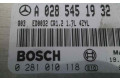 Řídící jednotka A0285451932, 0281010118   Mercedes-Benz A W168 1999