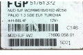 Řídící jednotka 51761332, 7160005801   Fiat Palio 2010