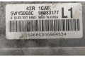 Блок управления двигателем Блок управления 5WY5968C   Chevrolet Astra