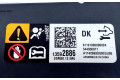 Блок подушек безопасности 13592886   Opel Mokka
