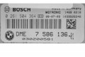Блок управления двигателем ECU    DME7586136, 0261S04364   Mini One - Cooper Cabrio R52