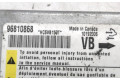 Блок подушек безопасности 96810868, CENTRALITAAIRBAG   Opel Antara