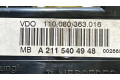 Панель приборов A2115404948, 110080363016   Mercedes-Benz E W211       