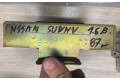 Блок управления двигателя A11A04B28   Nissan Sunny