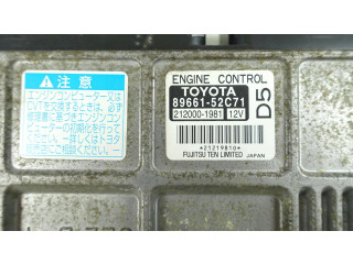 Řídící jednotka 89661-52C71   Toyota Yaris 2009