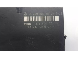 Комфортный модуль       Mercedes-Benz CLK A209 C209  2002 - 2009 года   