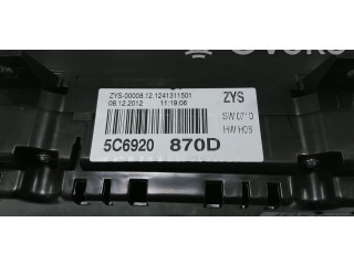 Přístrojová deska  Volkswagen Jetta VI 2013 5C6920870D  