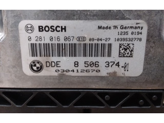 Řídící jednotka 0281016067, 8506374   BMW 3 E90 E91 2008