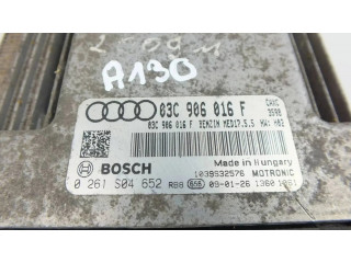 Блок управления двигателя 03C906016F, 0261S04652   Audi A3 S3 8P