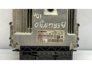 Блок управления двигателя 0281017334, 9675352380   Citroen Berlingo