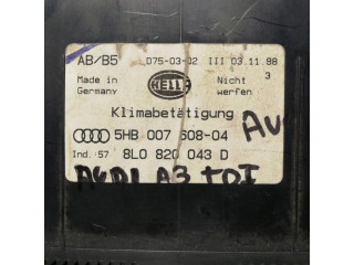 Блок управления климат-контролем 8L0820043D, 5HB00760804   Audi A3 S3 8L