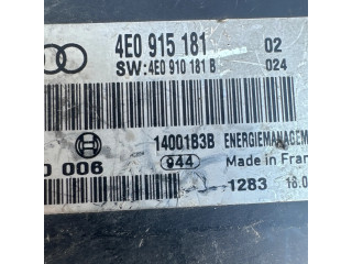 Блок управления 4E0915181, 14001B3B   Audi A8 S8 D3 4E