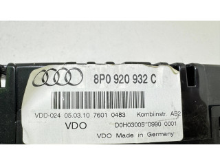 Панель приборов 8P0920932C   Audi A3 S3 A3 Sportback 8P       