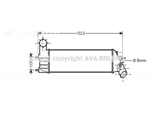 Интеркулер  1489396080   Fiat Ulysse 2.0