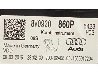 Панель приборов 8V0920860P   Audi A3 S3 8V       