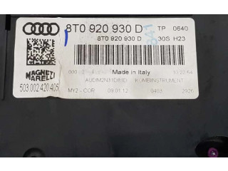 Přístrojová deska  Audi A5 8T 8F 2012 8T0920930D, 8T0920930D  
