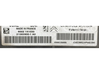 Řídící jednotka SW9661700480, SW9661700480   Citroen C2 2006