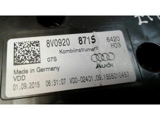 Панель приборов 8V0920871S   Audi A3 S3 8V       