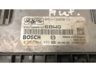 Блок управления двигателя 6M5112A650CG, 0281012489   Ford Focus C-MAX