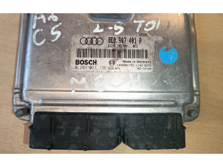 Блок управления двигателя 8E0907401P, 1039S01752   Audi A6 S6 C5 4B