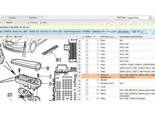 Блок предохранителей  12767115, 12824878   Saab 9-3 Ver2    