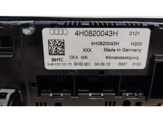 Блок управления климат-контролем 4H0820043H   Audi A8 S8 D4 4H