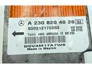 Блок подушек безопасности A2308204026, 500312170253   Mercedes-Benz SL R230