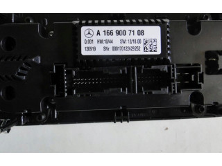 Блок управления климат-контролем A1669007108   Mercedes-Benz ML W166