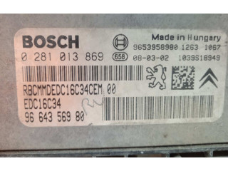 Блок управления двигателя 9664356980, 0281013869   Fiat Scudo