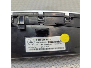 Блок управления климат-контролем A2059058105   Mercedes-Benz C W205